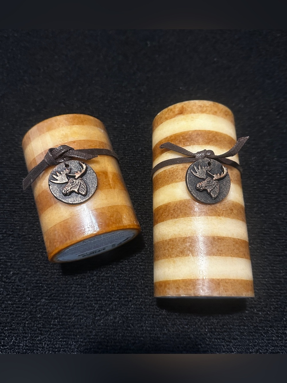 Pier 1 Moose Charm Pillar Candles